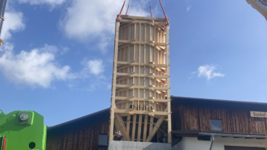 Neues Salzsilo für den Bauhof der Marktgemeinde Lam sichert Winterdienst