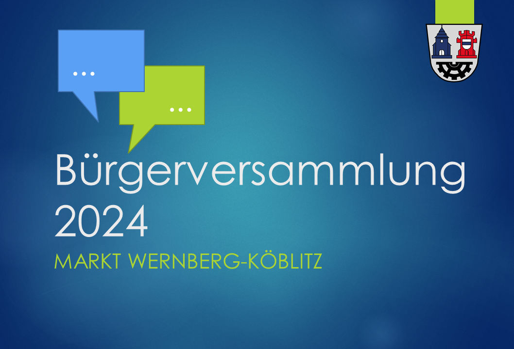 Infos aus der Bürgerversammlung vom 24. Oktober 2024