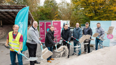 Der Glasfaserausbau im Stadtgebiet schreitet voran