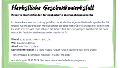 Herbstferienprogramm