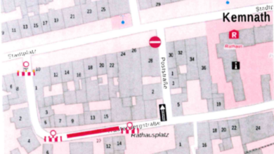 Vollsperrung in der Trautenbergstraße